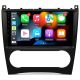 9'' Android IPS Screen Car Stereo Multimedia Player GPS Navigation System With Apple CarPlay & Android Auto Custom Fit For Merdedes-Benz C Class, CLK Class, G Class