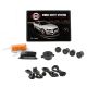 Front Parking Sensor Kit 4 Way 19mm , + 12v/24v (Matt Black)