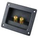 Pair of Gold Plated Binding Post Car Speaker Subwoofer Box Terminals