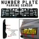 Number Plate Holder Mount Reverse Parking Sensor Sensors & Buzzer