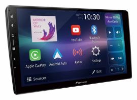 Pioneer SPH-PF97BT 9" Capacitive touchscreen, Wireless Apple CarPlay, Wireless Android Auto, USB Mirroring, Wifi, AUX Car Stereo