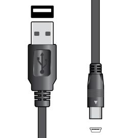 MINI USB Cable Sync & Charge Lead For Mobile Phones/Tables & Other Devices