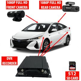 Front & Rear Dash Camera 1080p DVR in-vehicle CCTV for PHV and Taxi drivers