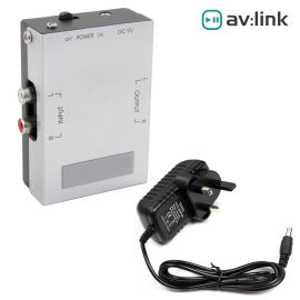 Phono Preamp Mains Power Pre-amplifier Stereo Vinyl Turntable Amp Aux Line Level