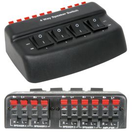 Loudspeaker Speaker Selector Switch Box With Pro Spring Clips