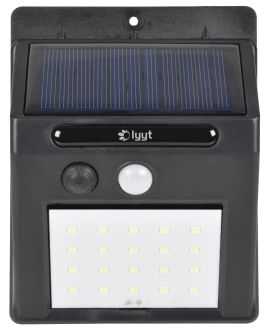 20 LED SOLAR FLOODLIGHT WITH PIR MOTION SENSOR OUTDOOR GARDEN SECURITY LIGHT