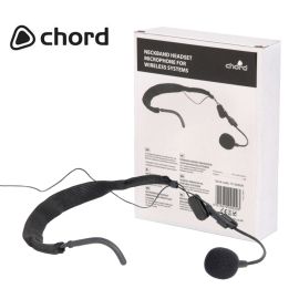 Chord Neckband / Headset Microphone For Wireless Systems QU4 HU6 QRPA QXPA DT50