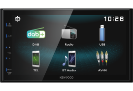 DMX125BT Kenwwod 6.8” WVGA Digital Media AV Receiver with Bluetooth Built-in Car Audio