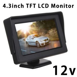 4.3 Inch 12v In Car Dash LCD TFT Monitor Screen For Rearview Camera Car PC Movie