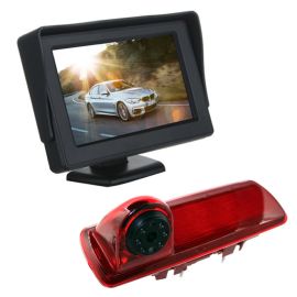 4.3" Dash Monitor Screen Brake Light Camera For Vauxhall Vivaro Renault Trafic