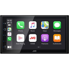 JVC KW M565DBT 6.8" Car Stereo with Built-in DAB, Apple CarPlay & Android Auto, USB Mirroring for Android Phones and Bluetooth