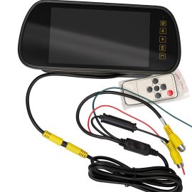 MM-7C-AHD Universal 7 inch Touch Screen Slimline Mirror Mount Monitor