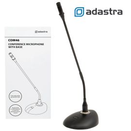 Adastra Slimline Conference Flexible Desk Microphone For Meetings, Conferences