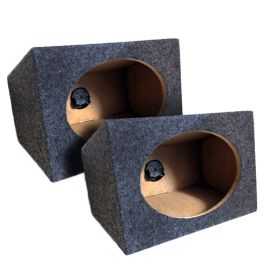 Pair 6 x 9  inch Speaker Box Enclosures for Cars Vans Pickup Trucks