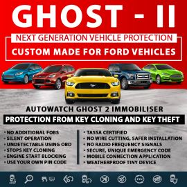 Autowatch GHOST 2 Immobiliser Ford Tassa Approved Key Clone Theft Protection