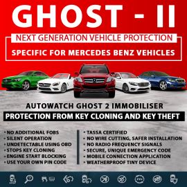 Autowatch GHOST 2 Immobiliser Mercedes Tassa Approved Key Clone Theft Protection