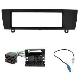 BMW 1 3 Series 04-10 Single Din Facia Panel ISO Wiring Lead Car Stereo Fitting Kit