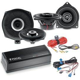 Focal Inside Powered 6.2 BMW Audio Upgrade Two way Coaxial Speaker and Subwoofer Package