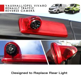 Renault Trafic Van High Level Brake Light Rear View Parking Reverse Camera 