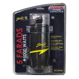 SSCAP5M Stinger Carbon Fibre 5 Farad Digital Power Capacitor 5000W