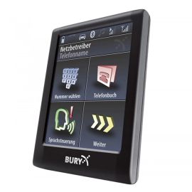 Bury CC9068 2.8″ touch-screen handsfree bluetooth kit, dual phone capability, voice menu / dialling & memo functions (includes fitting)