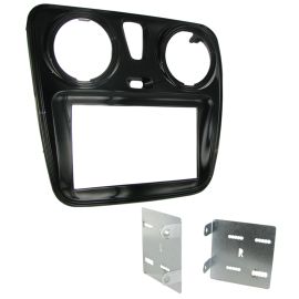 CT23DC05 Dacia Dokker Lodgy 2012-17 Double Din Car Stereo Facia Plate Adaptor