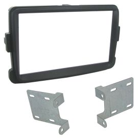 CT23DC08 Dacia Duster Sandero 2012-17 Double Din Fascia Trim For Car Stereos