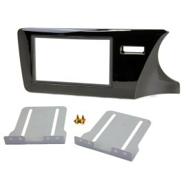 CT23HD34 Double Din Piano Black Car Fascia Adaptor For Honda City 2014-2018