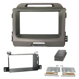 CT23KI29 Double Din Car Stereo Fascia Plate Panel For Kia Sportage 2010-15