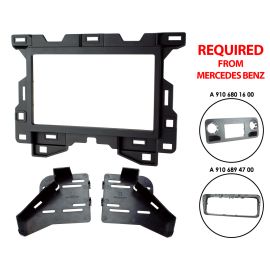 CT23MB32 Mercedes Sprinter W907 2018 Onwards Double Din Fascia Kit