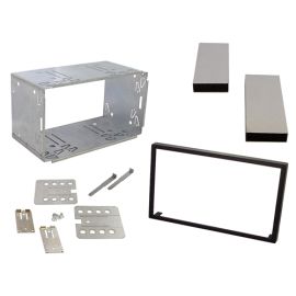CT23UN01 Universal 100mm Double Din Cage Car Kit With Facia Trim
