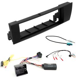 Stereo Facia Fascia Steering Control Fitting Kit For BMW 1, 3 Series E81 E90 E91