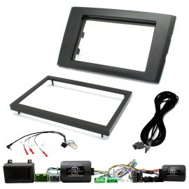 Car Stereo Fitting Kit + Amp Bypass & Park Tone Restore for Volvo XC90 (2004-14)
