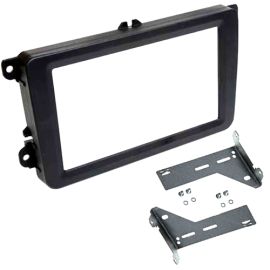 CT24VW12 Volkswagen Double Din Car Fascia Adaptor  With Brackets