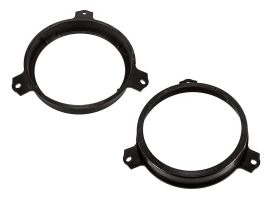 CT25TY18 Front/Rear Car Speaker Adaptors 165mm for Toyota Aygo, Corolla, RAV4, Yaris