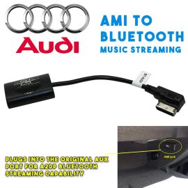 A2DP Bluetooth Music Streaming Interface Adaptor for Audi AMI 09>