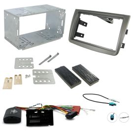 Alfa Romeo Mito 2014-2018 Double Din Car Stereo Fascia Fitting Kit - Matt Titanium