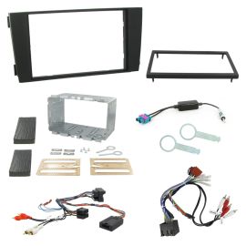 Audi A6 Double Din Steering Wheel Stalk Interface Car Stereo Fascia Fitting Kit