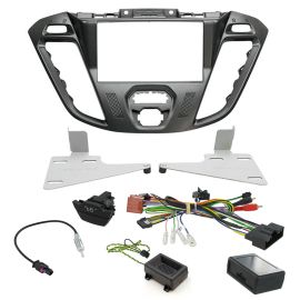 Ford Transit Custom Double Din Car Stereo Fascia Panel Fitting Kit + Switch