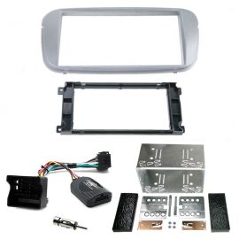 Ford Mondeo Focus Double Din Car Stereo Panel Fascia Fitting Kit - Silver