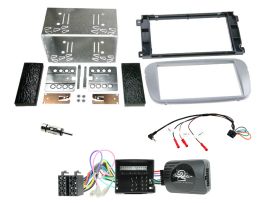 CTKFD67 Ford Focus, Mondeo Silver Double Din Car Stereo Fascia Fitting Kit