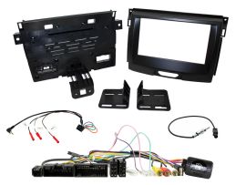 CTKFD70 Ford Ranger 2015-Up Double Din Car Stereo Fascia Complete Installation Fitting Kit