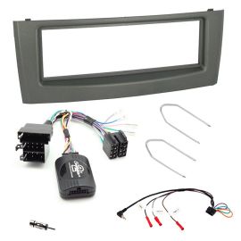Fiat Grande Punto Double Din Car Stereo Facia Fitting Kit with Steering Controls