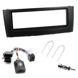 Fiat Punto Single Din Car Stereo Fascia Adaptor Fitting Kit w/ Steering Controls