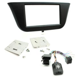 Iveco Daily Double Din Car Stereo Fascia Panel Fitting Kit w/ Steering Controls