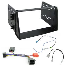 Kia Soul 2009-11 Double Din Facia Panel Steering Controls Car Stereo Fitting Kit