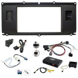 Range Rover Evoque Double Din Facia Steering Control Car Stereo Fitting Kit