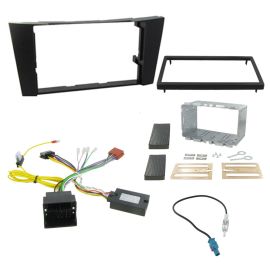 Mercedes CLS W219 Double Din Facia Panel Steering Control Car Stereo Fitting Kit