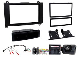 CTKMB18 Mercedes Sprinter Double Din Car Stereo Fascia Complete Installation Fitting Kit