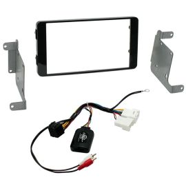 Mitsubishi L200 Triton Double Din Facia Steering Controls Car Stereo Fitting Kit